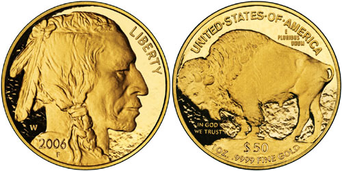 2006 Proof Gold Buffalo Coin