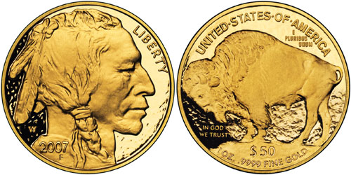 2007 Proof Gold Buffalo Coin