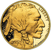 Gold Buffalo Coin