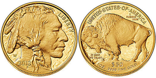 2013 Proof Gold Buffalo